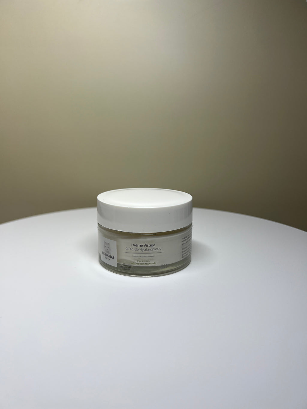 Crème visage hydratante MON CHAT – acide hyaluronique, Made in France